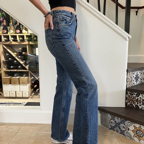 GRLFRND Melanie Petite High Rise Boot Cut Jeans Los Feliz - Multiple Sizes *New* - Picture 5 of 6